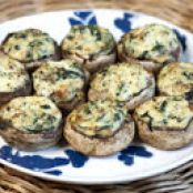 Spinach Cheese Mushrooms