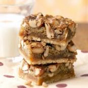 Gooey Mixed-Nut Bars