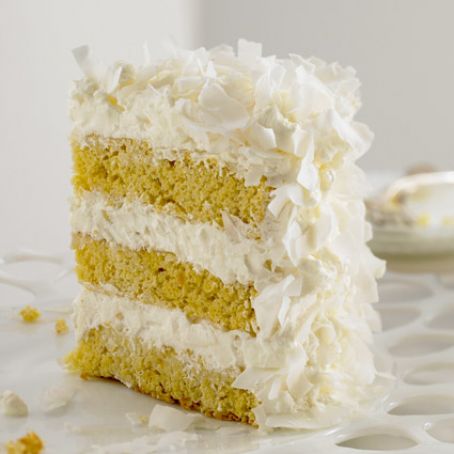 Fresh Coconut Mousse Cake