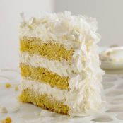 Fresh Coconut Mousse Cake