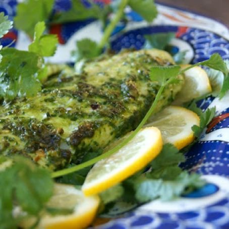 Broiled Cilantro Chimichurri Dover Sole