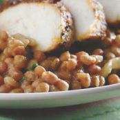 Blackened Chicken and Creole Lentils