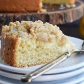 Lemon Crumb Cake (1-layer w/Cream Cheese)