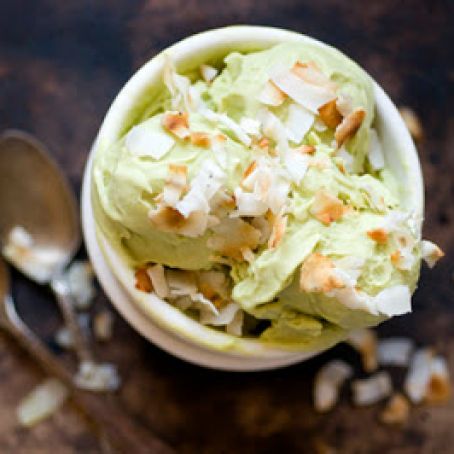 avocado-coconut ice cream