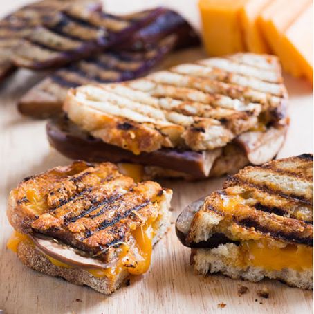 Eggplant Grilled Cheese Sandwich
