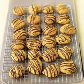 Chocolate-Glazed Pumpkin Cookies
