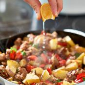 Fried Potatoes and Sausage Skillet