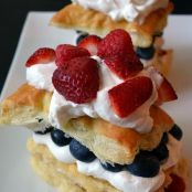 Triple Berry Napoleon