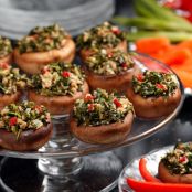 Spinach-Stuffed Mushrooms