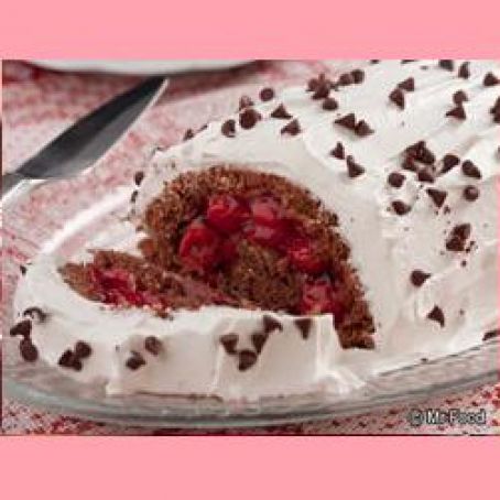Black Forest Cake Roll