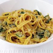Pasta: Pasta with Zucchini and Saffron