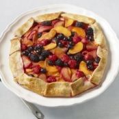 Summer Fruit and Sweet Cream Cheese Galettes