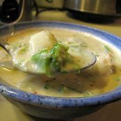 Cheesy Broccoli Potato Soup