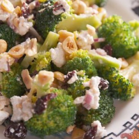 Broccoli Salad with Goat Cheese