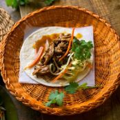 Vaguely Vietnamese Slow Cooked Pork Tacos