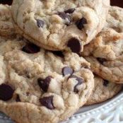 Thick and Chewy chocolate chip cookies