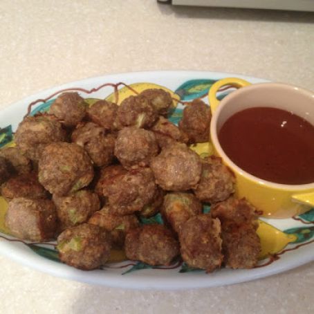 Mini BBQ Turkey Meatballs
