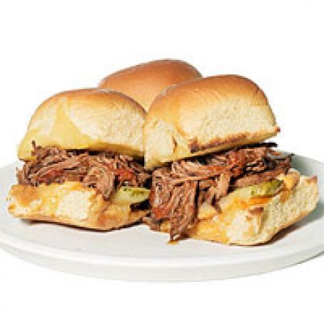 Barbecue Brisket Sliders