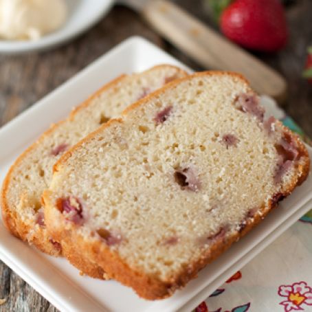 Fresh Strawberry Cream Cheese Bread