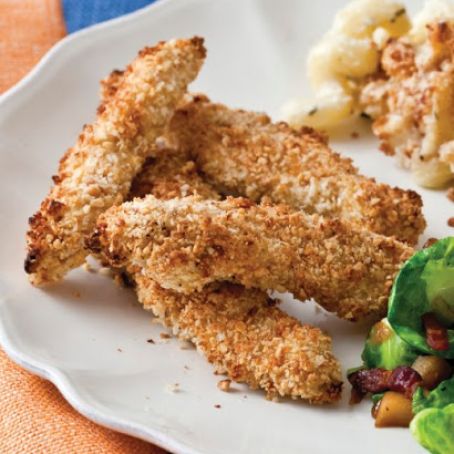 Peanut-Crusted Chicken Fingers