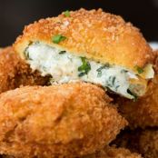 Spinach Dip Mozzarella Sticks
