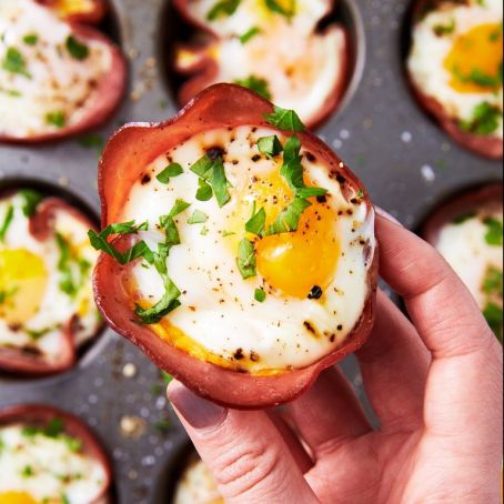 Ham & Cheese Egg Cups (Or Turkey)