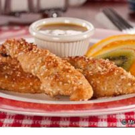 Sesame Chicken with Honey Sauce