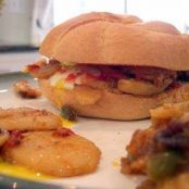 Taylor Ham, Egg, Cheese, and Potato on a Roll