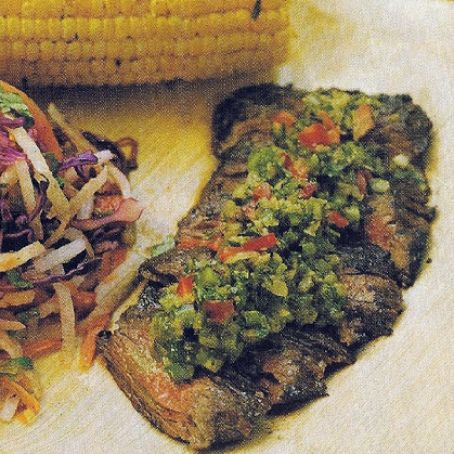 Gaucho Steak with Four-Herb Chimichurri