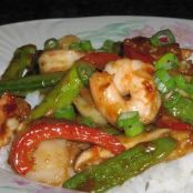 Shrimp-CL Sichuan Shrimp Stir-Fry With Broccoli or Asparagus