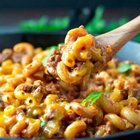 GRANDMA'S ONE PAN HAMBURGER HELPER