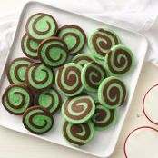 Chocolate Mint Pinwheels