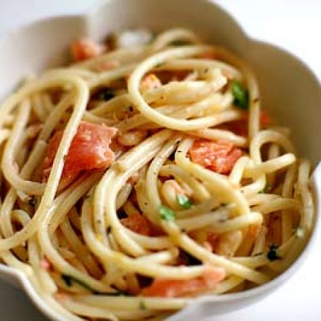 SALMON****Pasta with Smoked Salmon