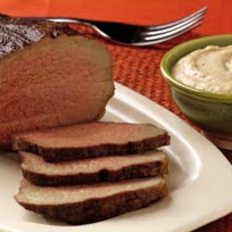 Roast Beef with Horseradish Sauce