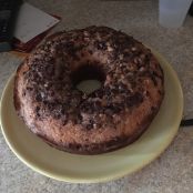 chocolate chip nut sour cream cake