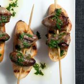 GRILLED CHICKEN HEART BROCHETTES