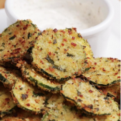 Garlic Parmesan Zucchini Chips
