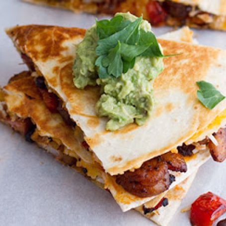 Spicy Cajun Shrimp Quesadillas