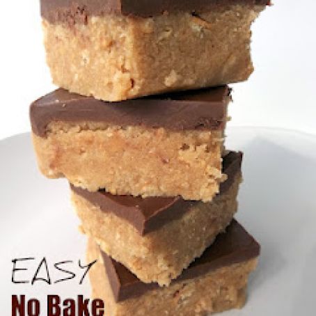 Easy No Bake Peanut Butter Bars Recipe