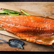 Cedar Planked Salmon with Maple Glaze