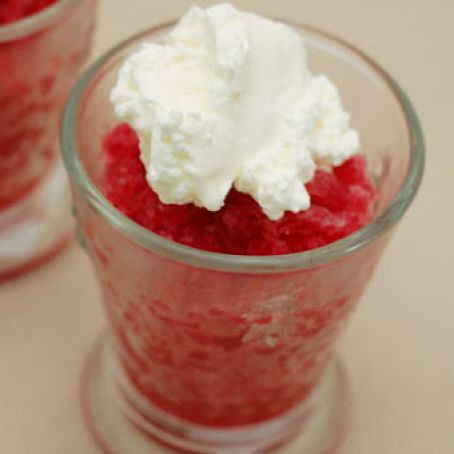 Blood Orange Juniper Granita