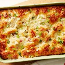 Chicken Cordon Bleu Bubble-Up Bake with Biscuits