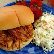 Chicken Sandwiches - Barbecue, in the Crock Pot