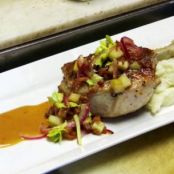 Pork Chops with Apple Bacon Salad