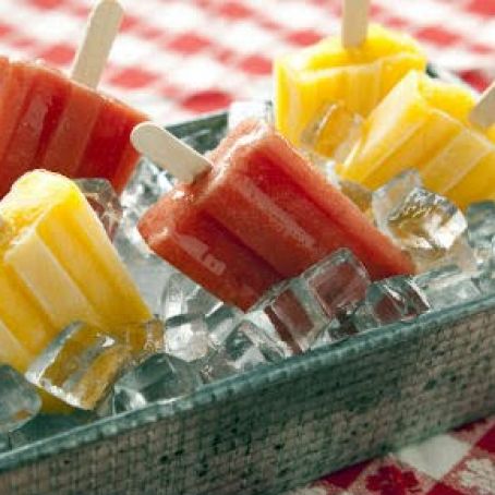 Snack:  Peach Mango Popsicle  (Whole Foods)