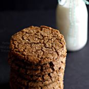 Gluten Free Vegan Ginger Molasses Cookies