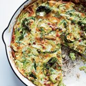 Brussels Sprout, Bacon and Gruyère Frittata