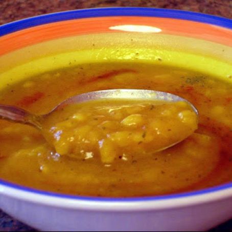 Butternut Squash and Lentil Soup