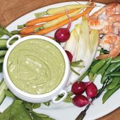 Crudites with Green Goddess Dip