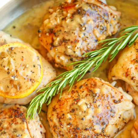 Chicken- Herbed Chicken with Lemon Cream Sauce